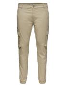 Onscam Stage Cargo Cuff Life 6687 Noos Bottoms Trousers Cargo Pants Beige ONLY & SONS