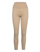 Sthlm Seamless Light Tights Sport Running-training Tights Seamless Tights Beige Björn Borg