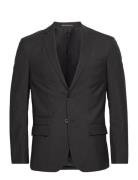 Rick Wool Jacket Designers Blazers Single Breasted Blazers Black Filippa K