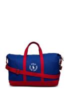 Logo-Embroidered Canvas Duffel Bags Weekend & Gym Bags Blue Polo Ralph Lauren