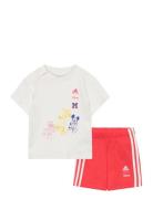 I Dy Mm T Sums Sport Sets With Short-sleeved T-shirt Coral Adidas Sportswear