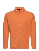 Monte Kids Fz 10 Sport Fleece Outerwear Fleece Jackets Orange Didriksons