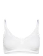 Rwbarbados Bra Top Lingerie Bras & Tops Soft Bras Non Wired Bras White Rosemunde