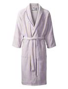 Naram Bathrobe - Lilac & Neon Yellow Home Textiles Bathroom Textiles Robes Purple Bongusta