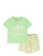 Short Tee Set Sport Sets With Short-sleeved T-shirt Green Adidas Originals