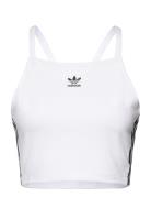 3 S Crop Top Sport Crop Tops Sleeveless Crop Tops White Adidas Originals