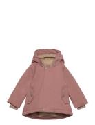 Wally Fleece Lined Winter Jacket. Grs Outerwear Jackets & Coats Winter Jackets Pink Mini A Ture