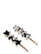 Four Stars Pin 2Pcs Black Accessories Hair Accessories Hair Pins Black Pipol's Bazaar