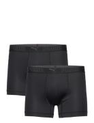 Puma Men Sport Microfiber Boxers 2P Sport Boxers Black PUMA