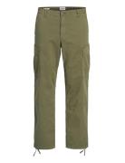 Jpstkarl Harlow Cargo Noos Bottoms Trousers Cargo Pants Khaki Green Jack & J S