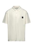 Over Polo Shirt Tops T-shirts Polo Shirts Short-sleeved Polo Shirts White Tom Tailor