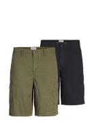 Jpstcole Jjcampaign Short 2Pk Mp Bottoms Shorts Cargo Shorts Khaki Green Jack & J S