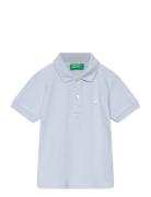 H/S Polo Shirt Tops T-shirts Polo Shirts Short-sleeved Polo Shirts Blue United Colors Of Benetton