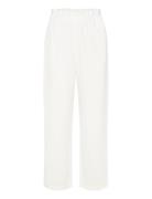 Viprisilla H/W Paberbag Pants Bottoms Trousers Linen Trousers White Vila