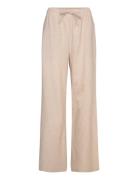 Fqlava-Pant Bottoms Trousers Linen Trousers Beige FREE/QUENT