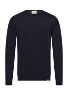 Bs Georg Regular Fit Knitwear Tops Knitwear V-necks Navy Bruun & Stengade