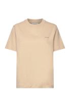 W. Relaxed Tee Designers T-shirts & Tops Short-sleeved Beige HOLZWEILER