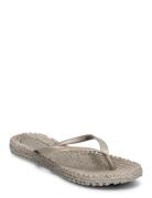 Flip Flop With Logo Shoes Summer Shoes Sandals Flip Flops Beige Ilse Jacobsen