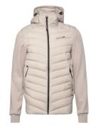 Hooded Storm Hybrid Padded Jkt Sport Jackets Padded Jackets Beige Superdry Sport