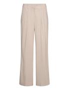 Rel Stretch Linen Tailored Pant Bottoms Trousers Linen Trousers Beige GANT