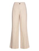 Serena Trousers Bottoms Trousers Linen Trousers Beige Twist & Tango