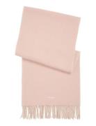 Fringes Two T S Scarf 40X200 Accessories Scarves Winter Scarves Pink Calvin Klein