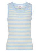 Vmfiji Sl U-Neck Top Ga Girl Tops T-shirts Sleeveless Blue Vero Moda Girl