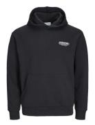 Jjolive Sweat Hood Tops Sweatshirts & Hoodies Hoodies Black Jack & J S