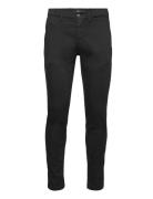 Zeumar Trousers Slim Hyperchino Color Xlite Bottoms Jeans Slim Black Replay