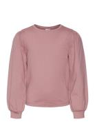 Vmkerry Ls O-Neck Top Jrs Girl Tops Sweatshirts & Hoodies Sweatshirts Pink Vero Moda Girl