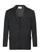 Lightweight Twill Blazer Suits & Blazers Blazers Single Breasted Blazers Black Filippa K