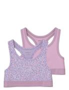 Nkfshort Top 2P Pastel Lilac Dot Noos Night & Underwear Underwear Tops Purple Name It