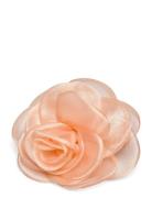 Orchia Flower Hair Tie Accessories Hair Accessories Scrunchies Pink Becksöndergaard