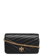 Kira Chevron Chain Wallet Bags Card Holders & Wallets Wallets Black Tory Burch