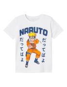 Nkmmacar Naruto Ss Top Noos Sky Tops T-Kortærmet Skjorte White Name It