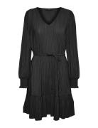 Vmsoma Ls Short Dress Jrs Kort Kjole Black Vero Moda