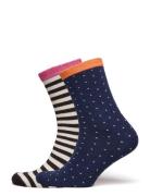 Sock Pair Ana Mix Lingerie Socks Regular Socks Multi/patterned Mads Nørgaard