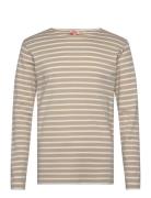 Striped Breton Shirt Héritage Designers T-Langærmet Skjorte Brown Armor Lux