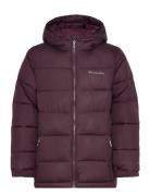 Pike Lake Ii Hooded Jacket Sport Jackets & Coats Puffer & Padded Purple Columbia Sportswear