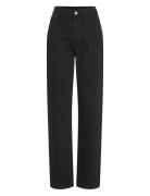 Vikelly Jaf Hw Straight Jeans-Noos Bottoms Jeans Straight-regular Black Vila