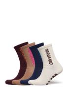 Sock Box Logo Step Lingerie Socks Regular Socks Multi/patterned Mads Nørgaard