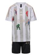 Lk Mrvl Av Tset Sport Sets With Short-sleeved T-shirt White Adidas Sportswear