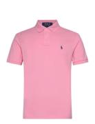 Custom Slim Fit Mesh Polo Shirt Designers Knitwear Short Sleeve Knitted Polos Pink Polo Ralph Lauren