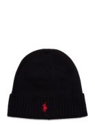 Signature Pony Wool Beanie Accessories Headwear Beanies Black Polo Ralph Lauren