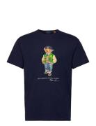 Classic Fit Polo Bear Jersey T-Shirt Tops T-Kortærmet Skjorte Navy Polo Ralph Lauren