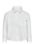 Cotton Oxford Svano Shirt Tops Shirts Long-sleeved Shirts White Mads Nørgaard