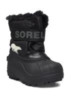 Childrens Snow Commander Boot Sport Winter Boots Winter Boots W. Velcro Black Sorel