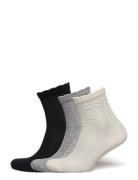 Leofa Cotta Sock 3 Pack Lingerie Socks Regular Socks Multi/patterned Becksöndergaard