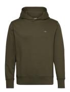 Reg Emb Archive Shield Hoodie Tops Sweatshirts & Hoodies Hoodies Green GANT