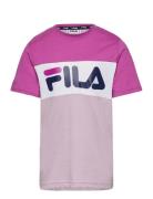 Balimo Sport T-Kortærmet Skjorte Pink FILA